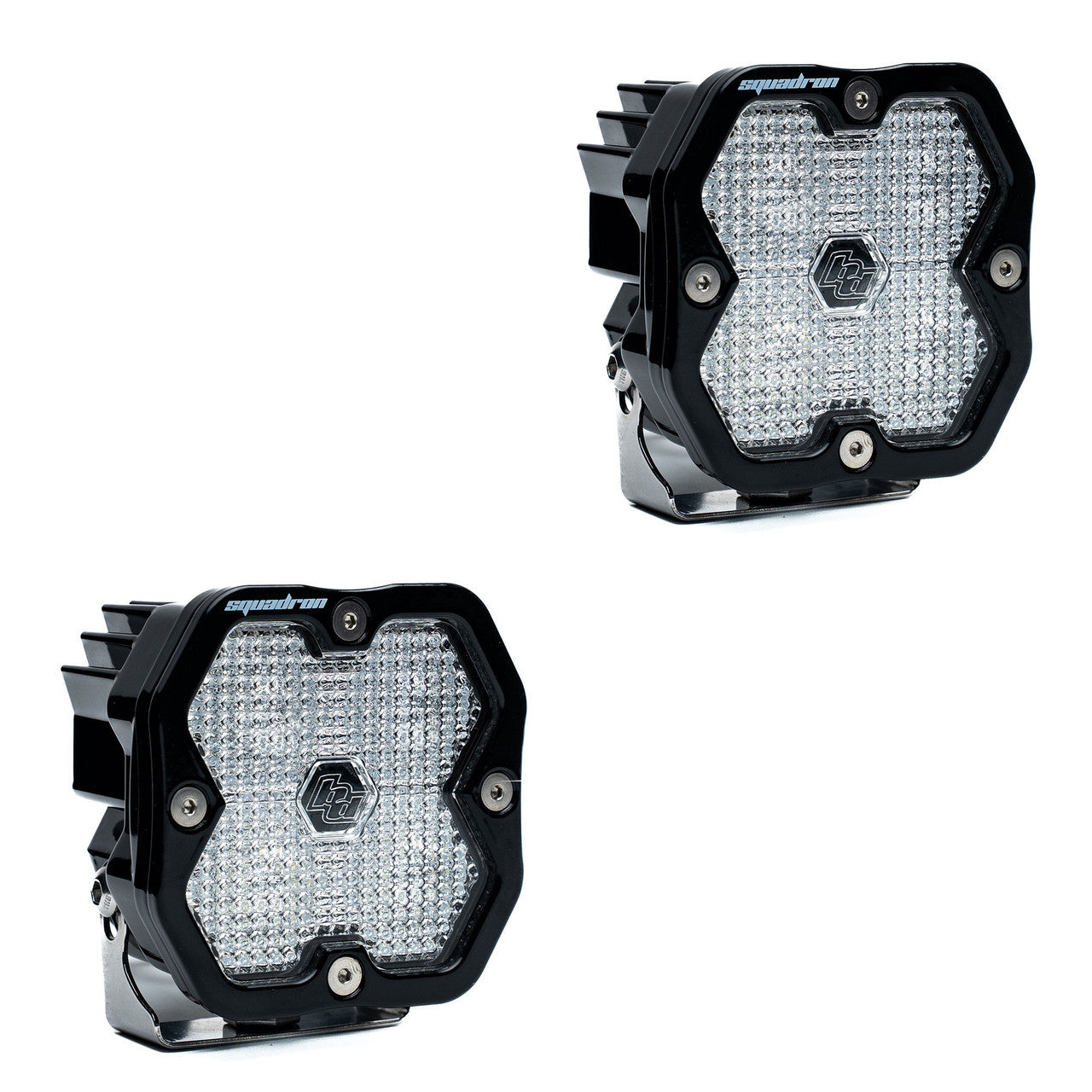 Baja Designs Squadron 2.0 Sport Black LED Auxiliary Light Pod Pair - Universal