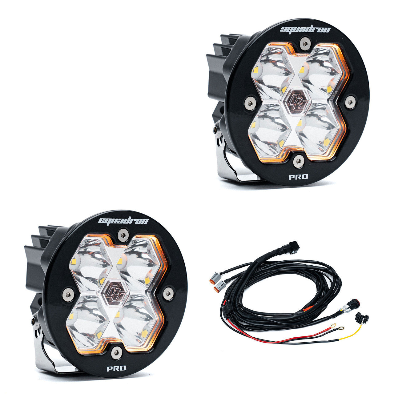 Squadron-R 2.0 Pro Black LED Auxiliary Light Pod Pair - Universal, view 9