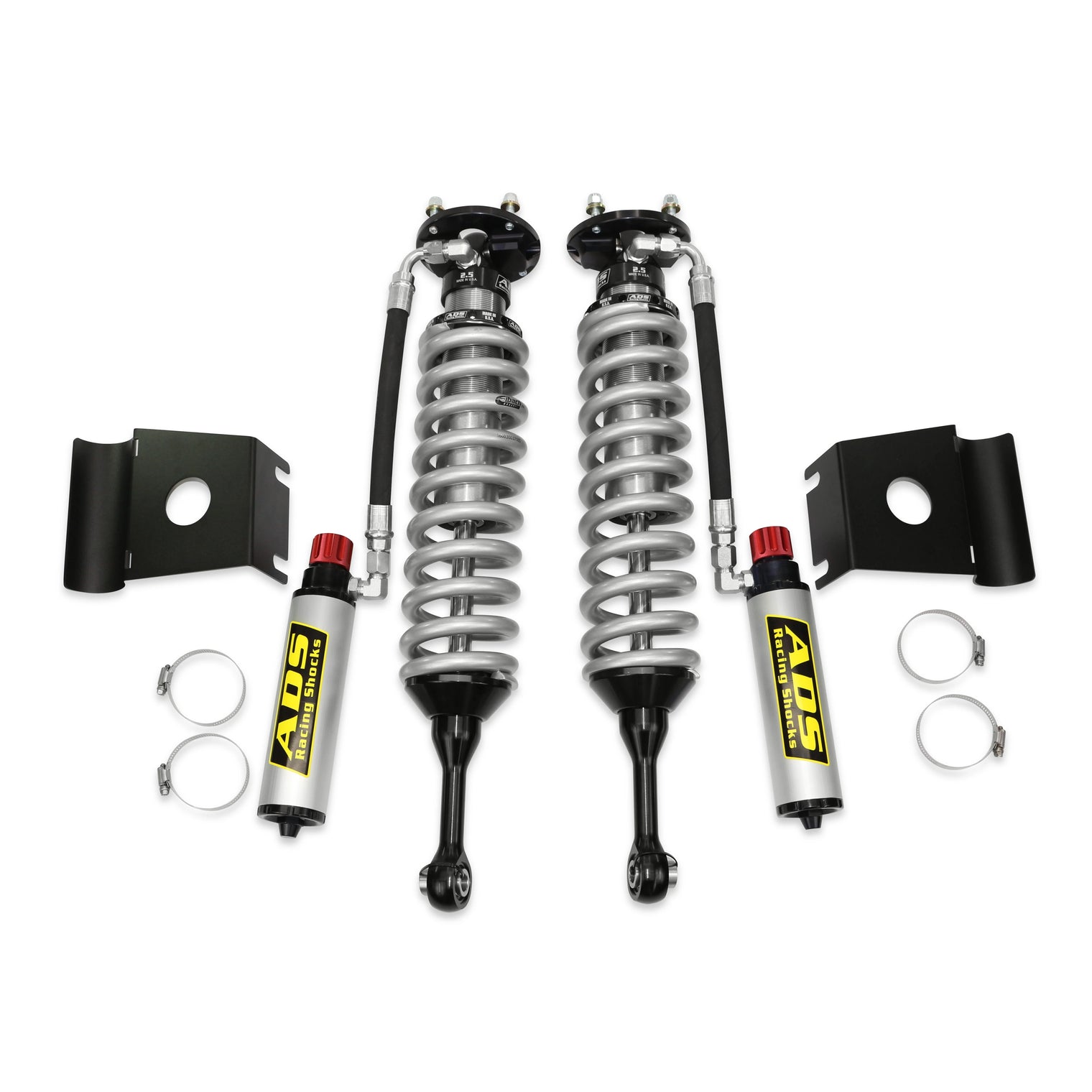 ADS DIRECT FIT 2.5" ADJUSTABLE RESERVOIR RACE COILOVERS - FRONT - 2024+ Toyota Tacoma(450 lb/in Spring Rate)