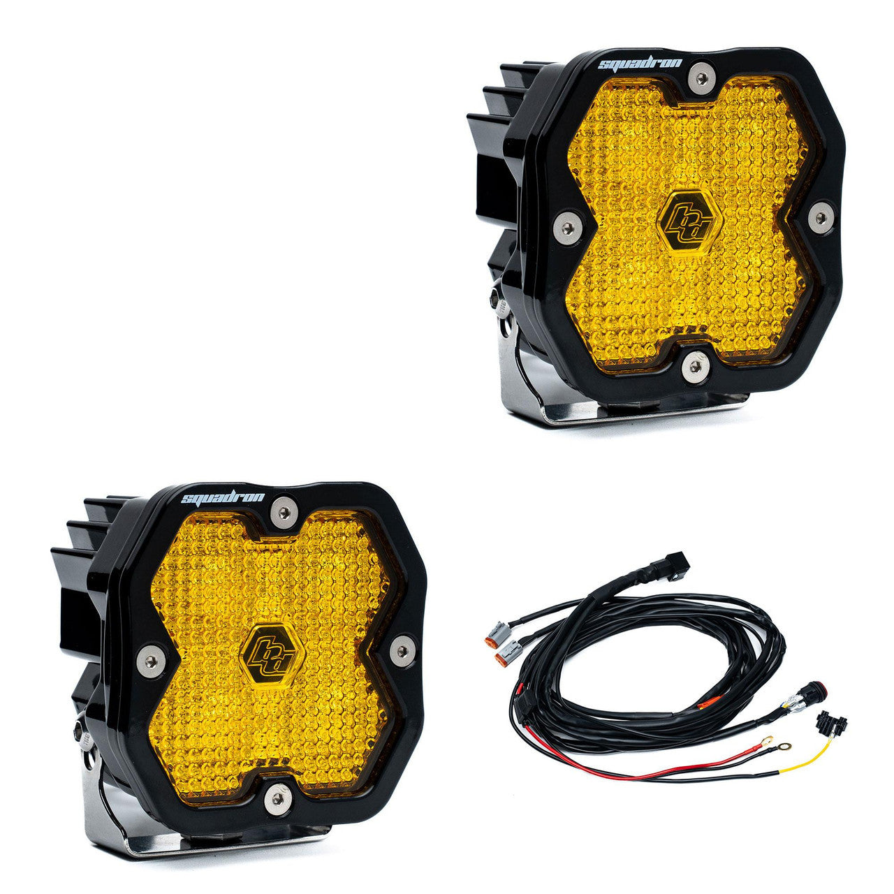 Squadron 2.0 Sport Black LED Auxiliary Light Pod Pair - Universal