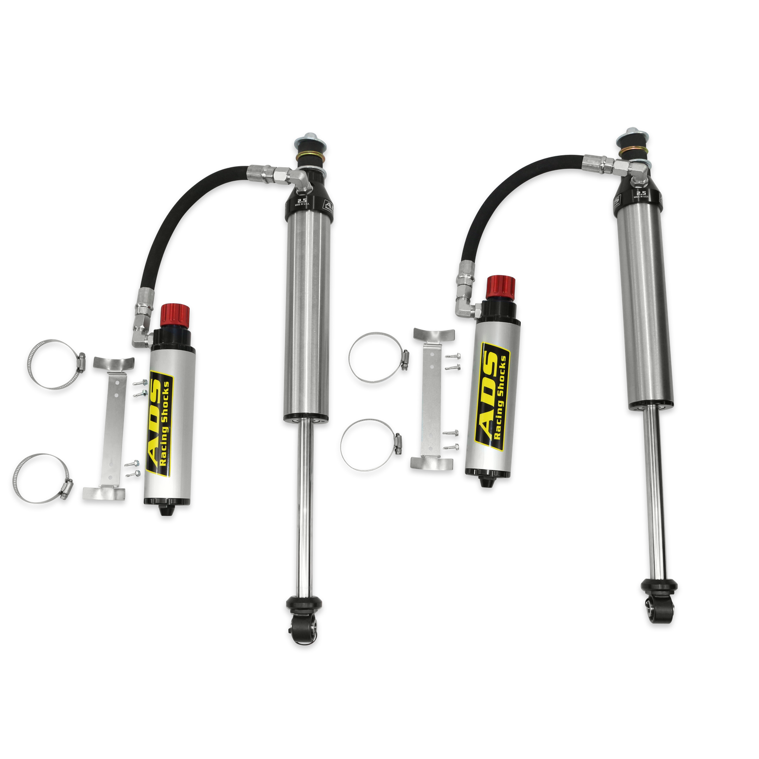 ADS DIRECT FIT 2.5" ADJUSTABLE RESERVOIR RACE SHOCKS - REAR - 2005-2023 Toyota Tacoma