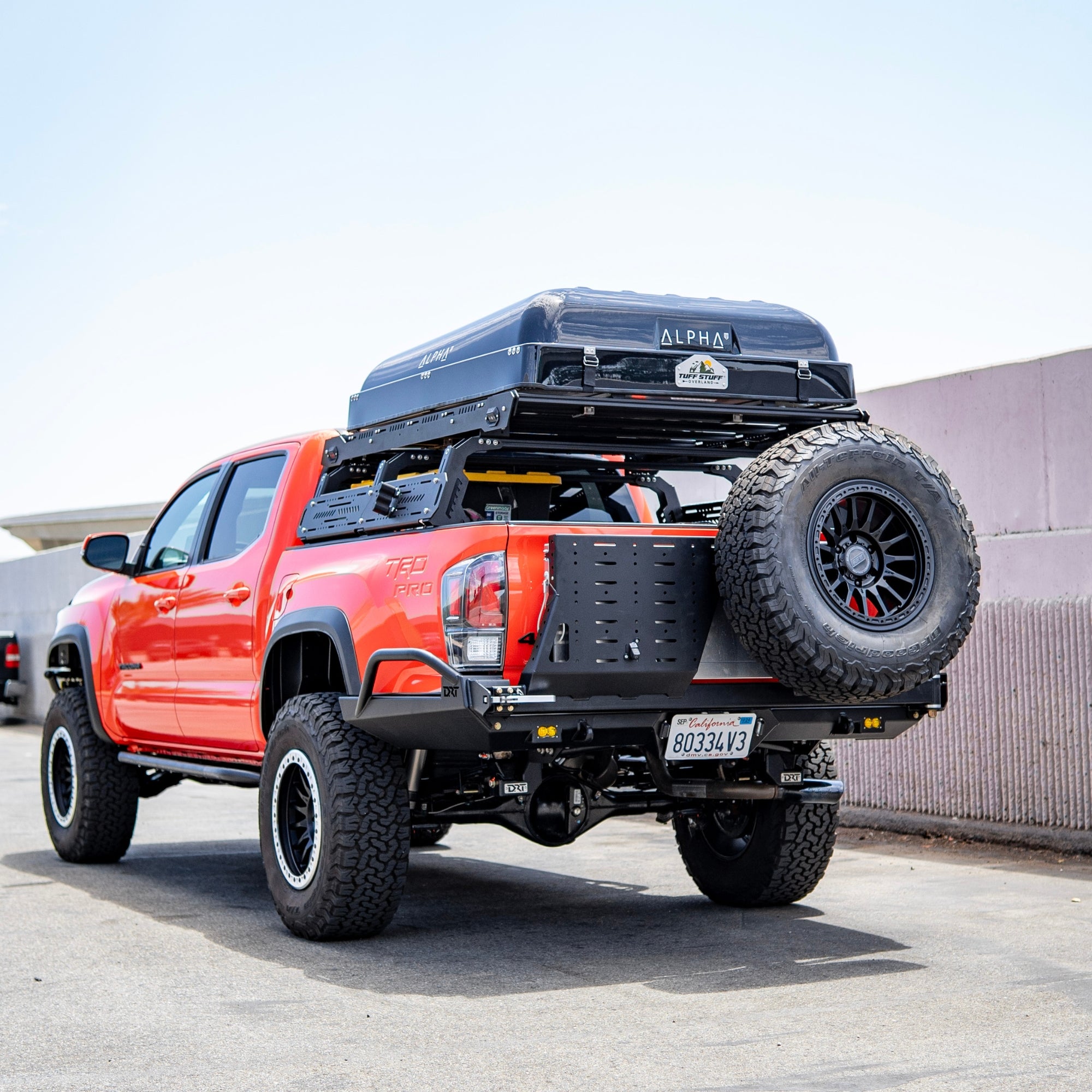 Tacoma High Clearance Rear Bumper 3rd Gen 2016-2023 | DRT Steel