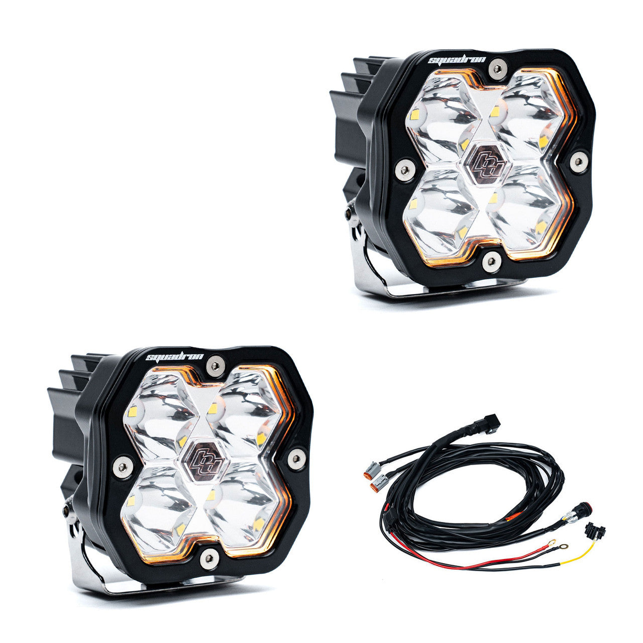 Squadron 2.0 Sport Black LED Auxiliary Light Pod Pair - Universal, view 7