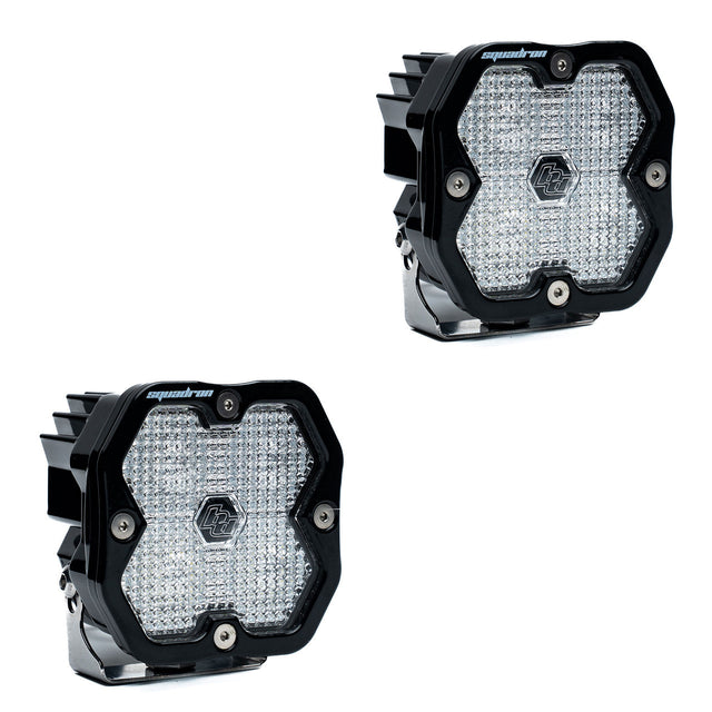 Baja Designs Squadron 2.0 Sport Black LED Auxiliary Light Pod Pair - Universal