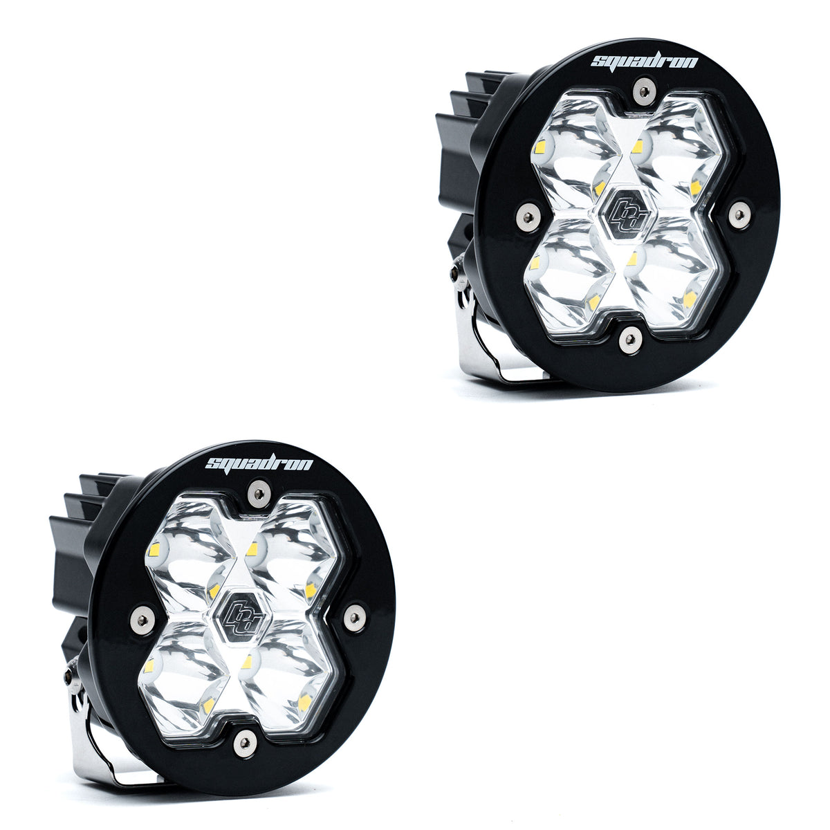 Baja Designs Squadron-R 2.0 Sport Black LED Auxiliary Light Pod Pair - Universal