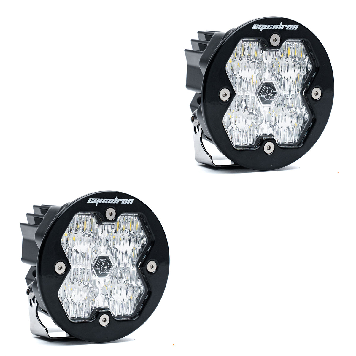 Baja Designs Squadron-R 2.0 Sport Black LED Auxiliary Light Pod Pair - Universal