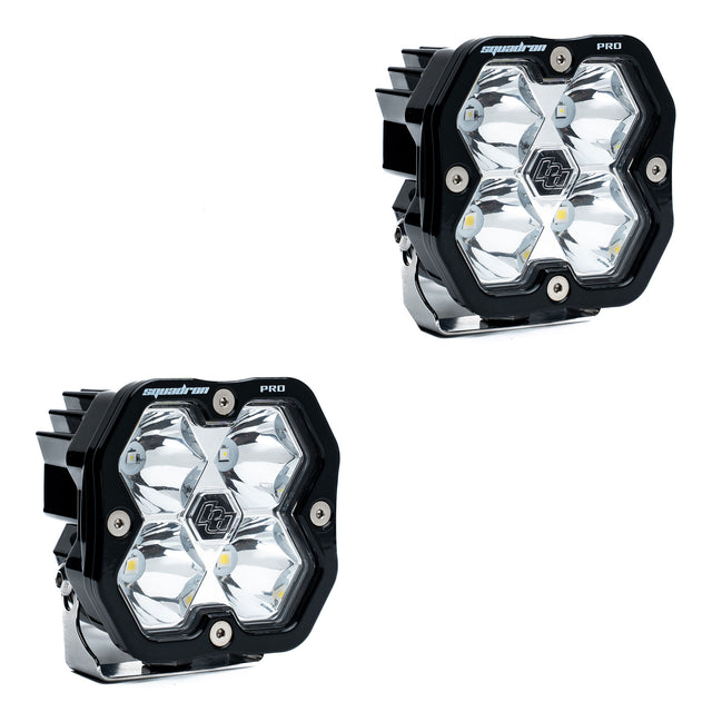 Baja Designs Squadron 2.0 Pro Black LED Auxiliary Light Pod Pair - Universal
