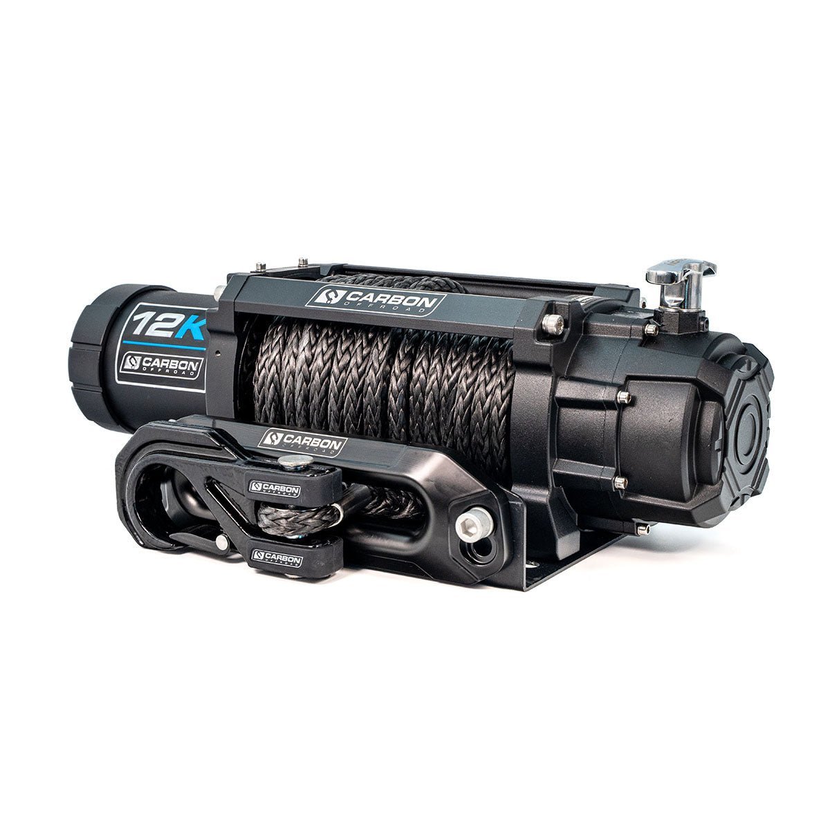 Carbon 12K V3X 12000lb winch with MegaPro hook, image 3