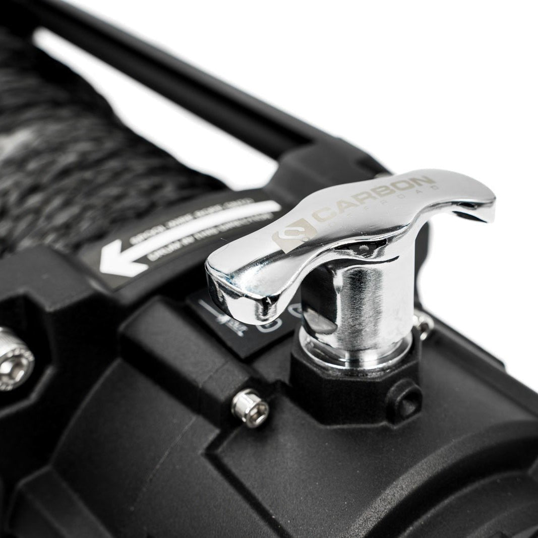 Carbon 12K V3X 12000lb winch with MegaPro hook, image 4