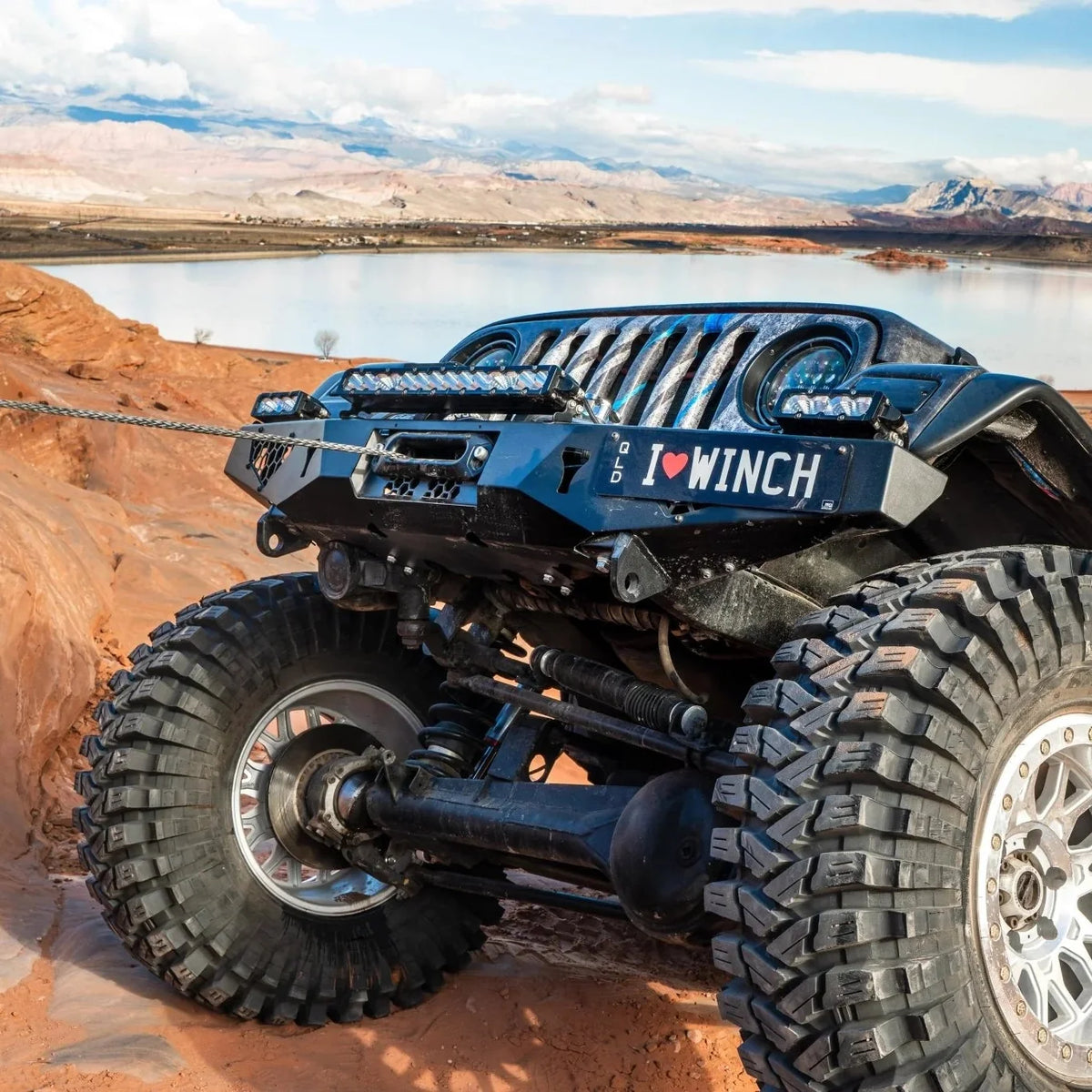 Carbon 12K V3X 12000lb winch with MegaPro hook, image 5