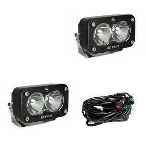 S2 Pro Black LED Auxiliary Light Pod Pair - Universal, view 5