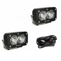 Baja Designs S2 Pro Black LED Auxiliary Light Pod Pair - Universal