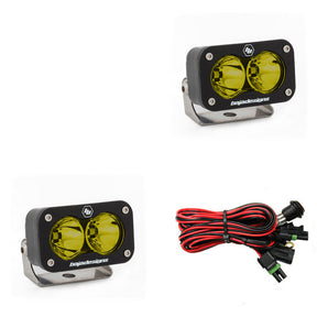 S2 Sport Black LED Auxiliary Light Pod Pair - Universal, view 5