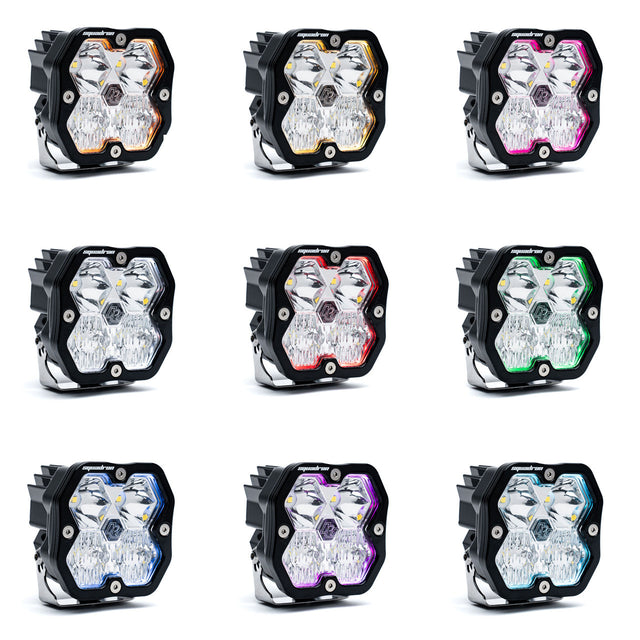 Baja Designs Squadron 2.0 Sport Black LED Auxiliary Light Pod Pair - Universal