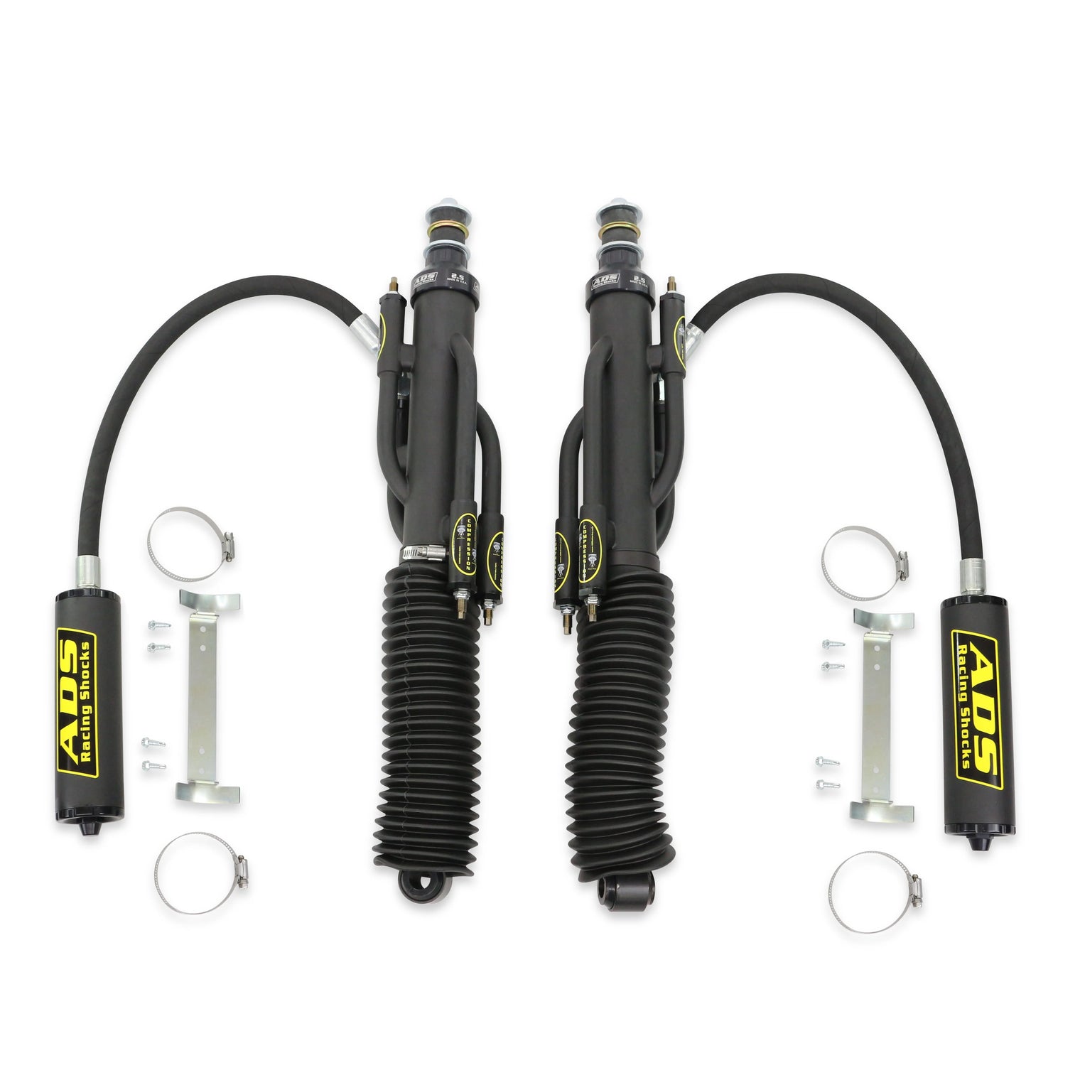 ADS DIRECT FIT 2.5" 3-TUBE BYPASS RESERVOIR RACE SHOCKS - BLACK - REAR - 2003-2023 Toyota 4Runner/FJ Cruiser