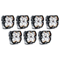 7 x Baja Designs Squadron 2.0 Sport Clear